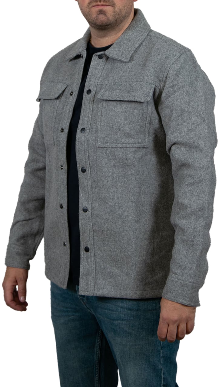 Pure Path Regular Fit Shirts Over Grijs