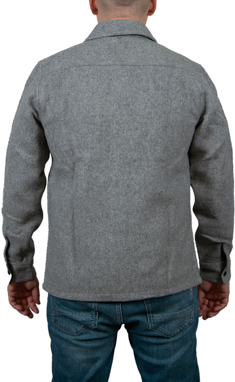 Pure Path Regular Fit Shirts Over Grijs
