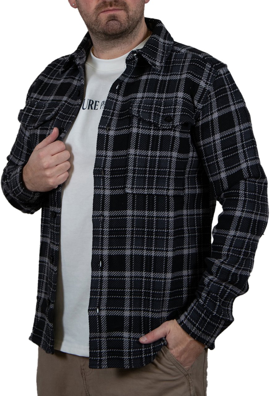 Pure Path Overshirt Grijs