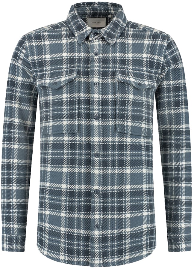 Pure Path Overshirt Blauw