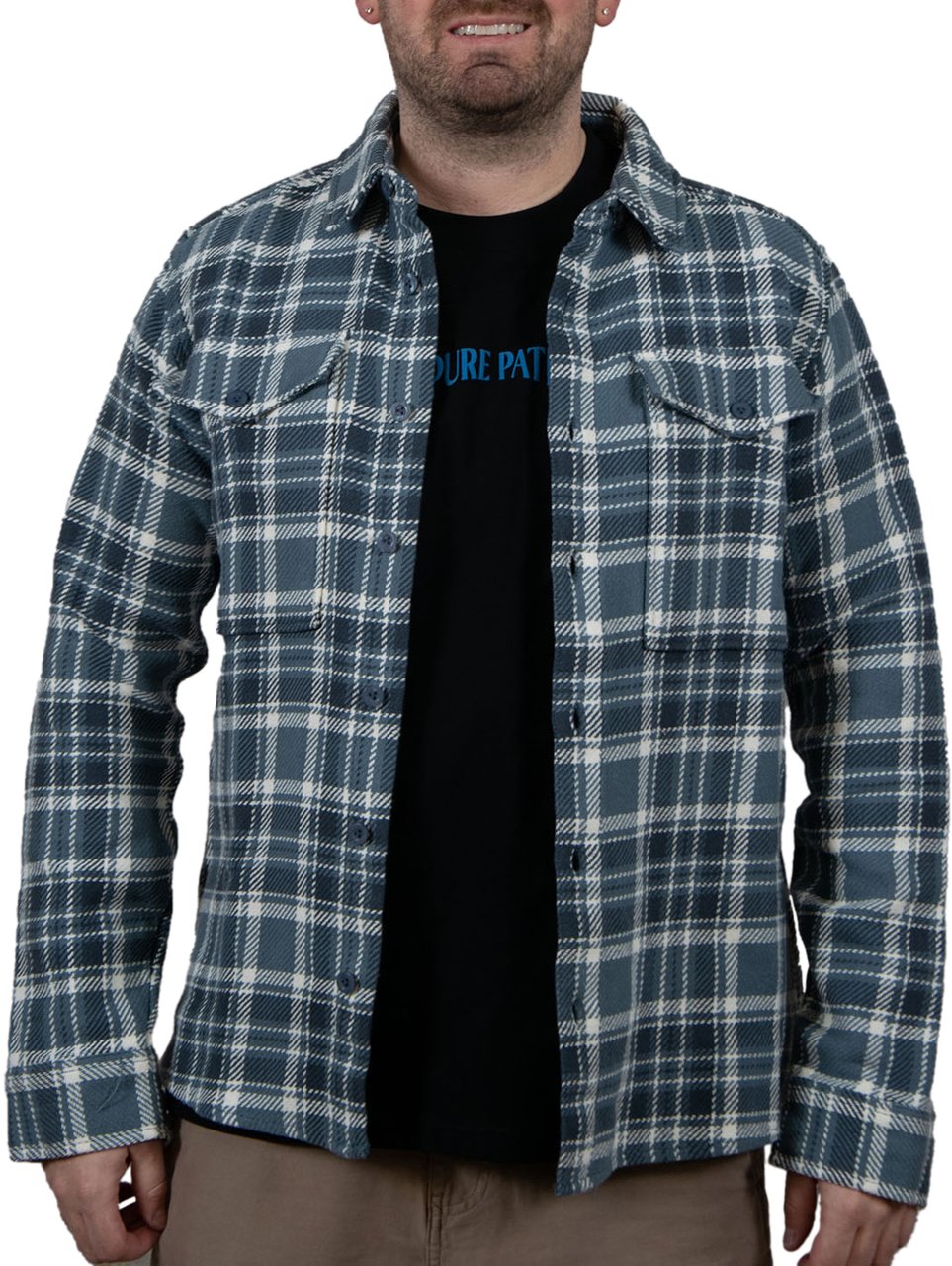 Pure Path Overshirt Blauw