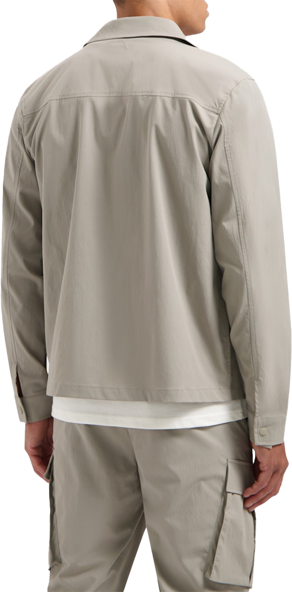 Pure Path Pure Path Overshirt Met Rits Beige