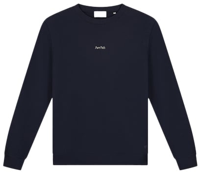 Pure Path Trio Of Flowers Crewneck Blauw