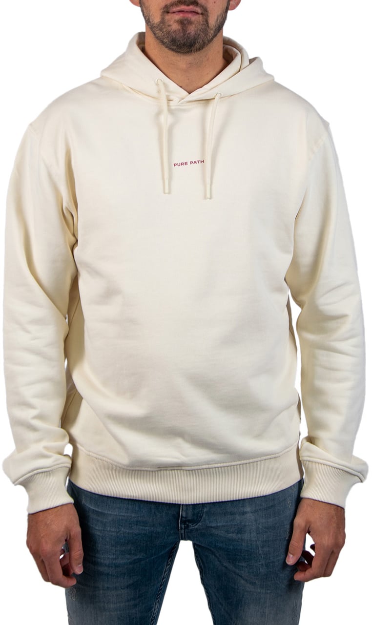 Pure Path Loose Fit Hoodie LS Sweaters Beige