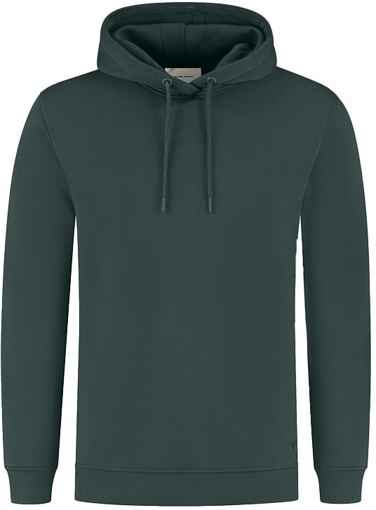 Pure Path Pure Path Regular Fit Hoodie LS Sweaters Groen