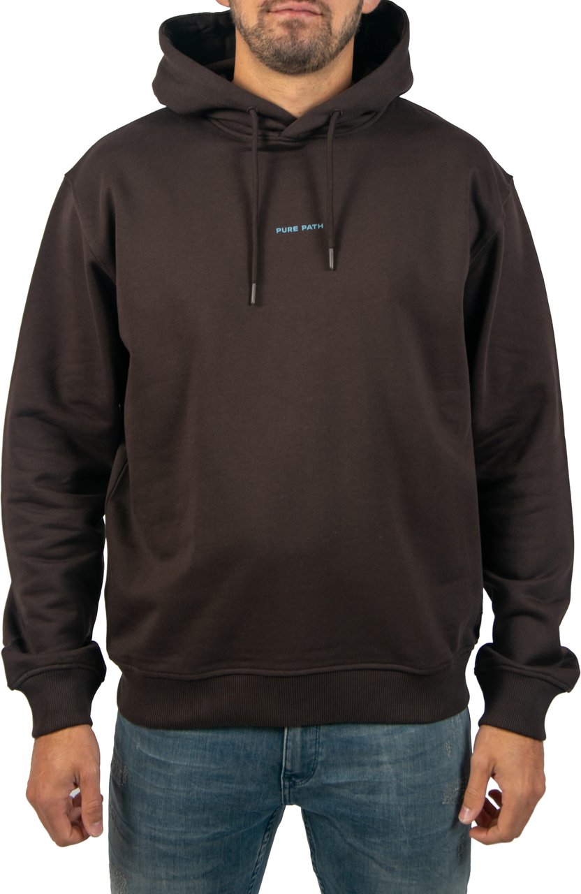 Pure Path Loose Fit Hoodie LS Sweaters Bruin