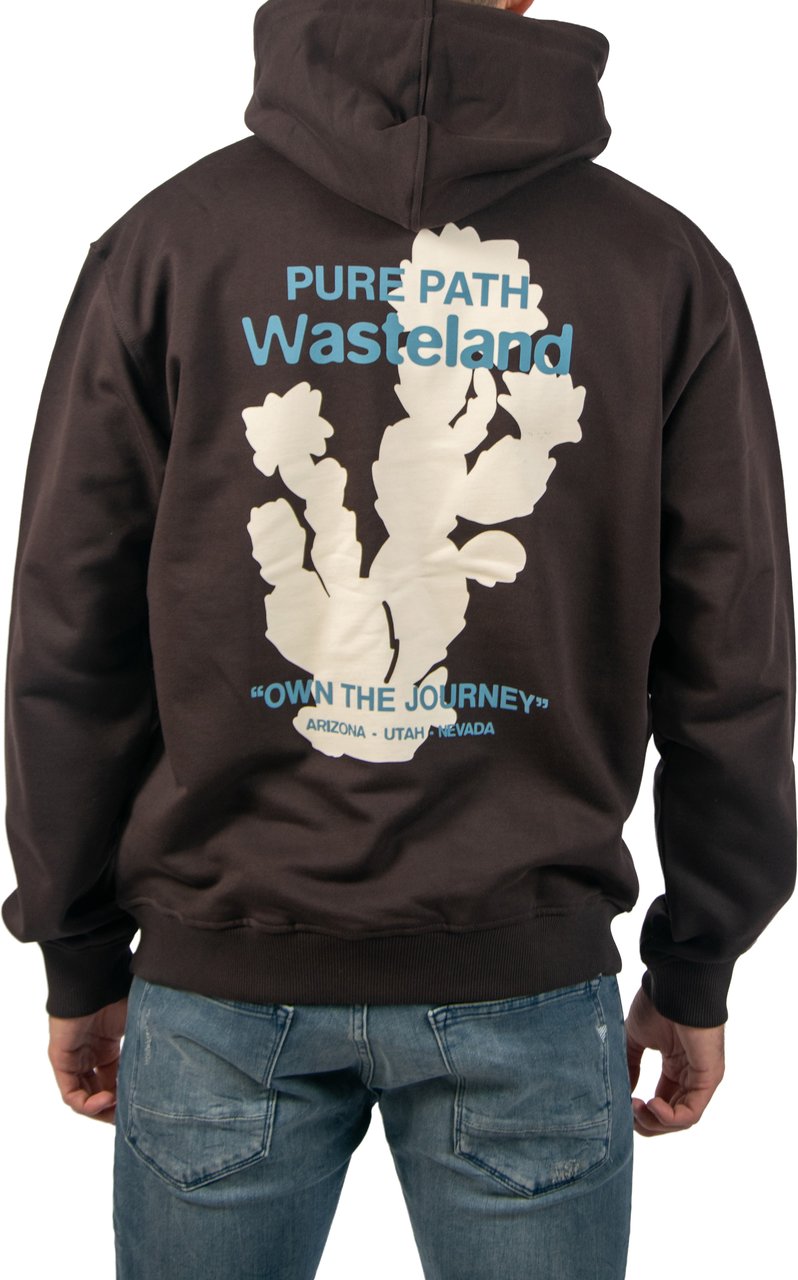 Pure Path Loose Fit Hoodie LS Sweaters Bruin