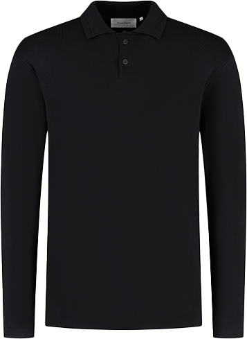 Pure Path Pure Path Regular Polo Fit Knitwear Zwart