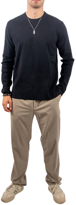 Pure Path Pure Path Regular Fit Knitwear Zwart