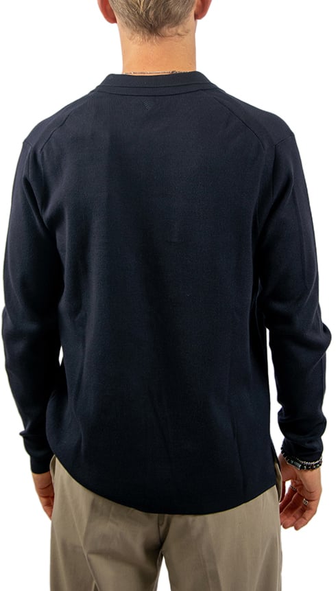 Pure Path Pure Path Regular Polo Fit Knitwear Blauw