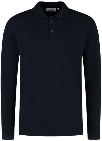 Pure Path Regular Polo Fit Knitwear Blauw