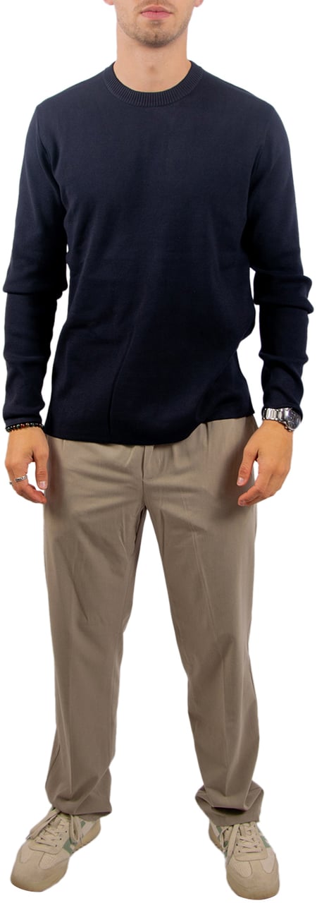 Pure Path Regular Fit Knitwear Blauw