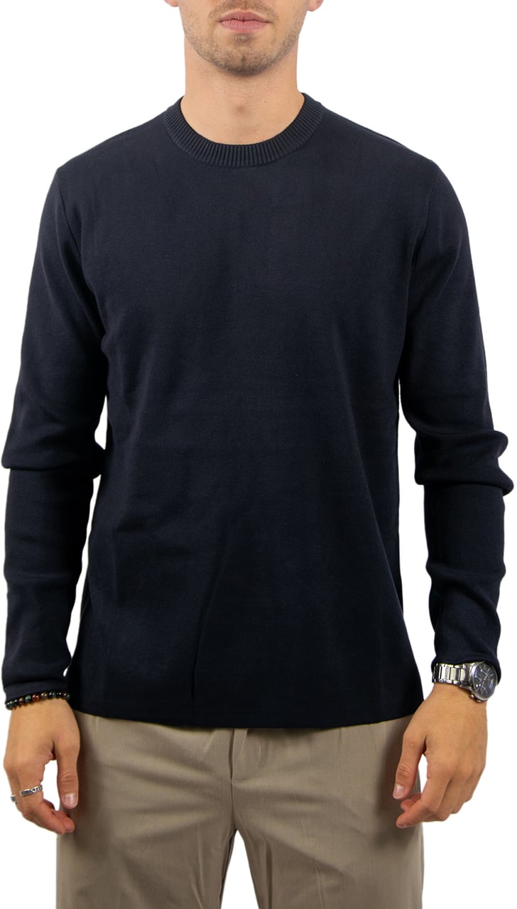 Pure Path Regular Fit Knitwear Blauw