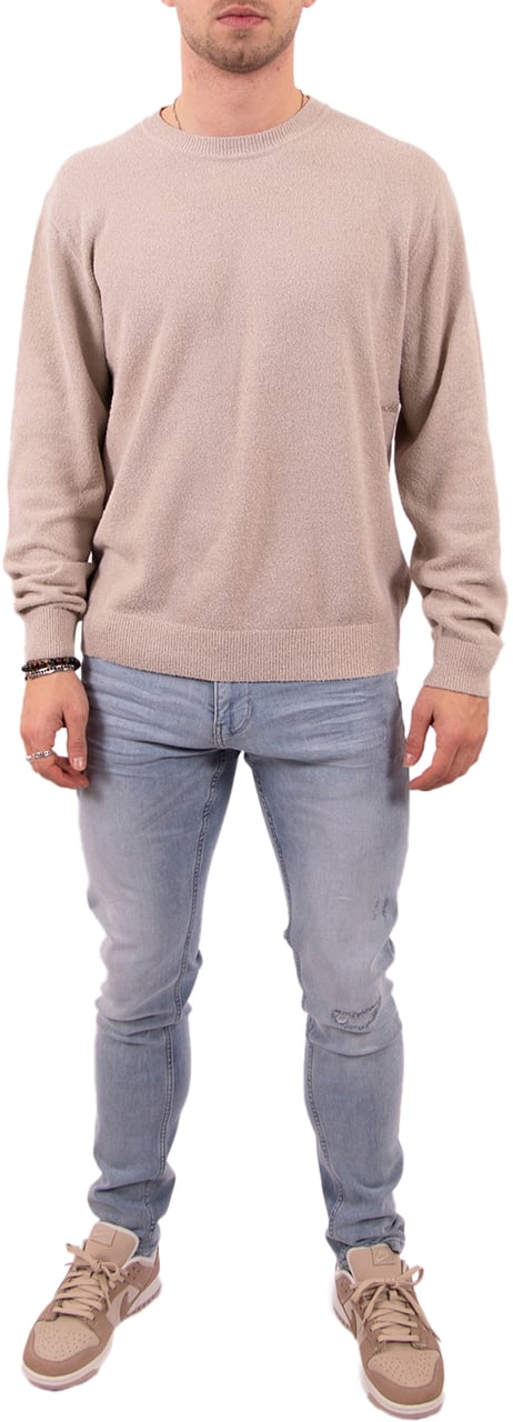 Pure Path Pure Path Towel Soft Boucle Knitted Crewneck Beige