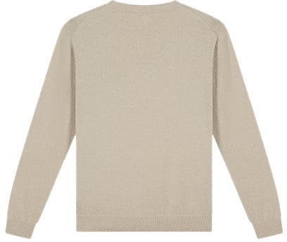 Pure Path Towel Soft Boucle Knitted Crewneck Beige
