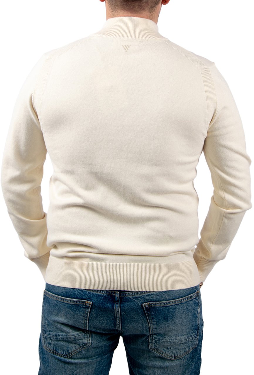 Pure Path Regular Fit Half Zip Knitwear Beige