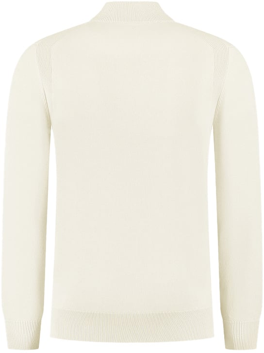 Pure Path Regular Fit Half Zip Knitwear Beige