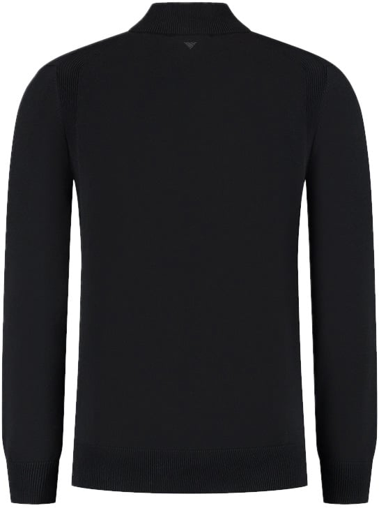 Pure Path Regular Fit Half Zip Knitwear Zwart