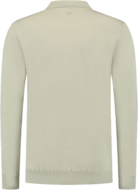 Pure Path Pure Path Regular Fit Knitwear Polo LS Groen