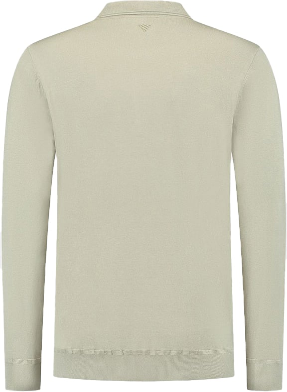 Pure Path Pure Path Regular Fit Knitwear Polo LS Groen