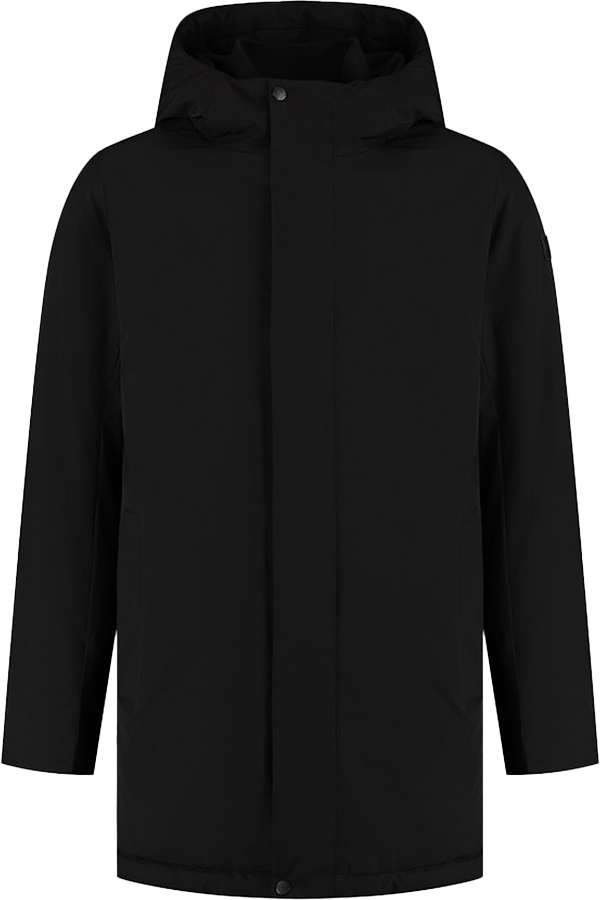 Pure Path Pure Path Regular Fit Jackets Parka Zwart