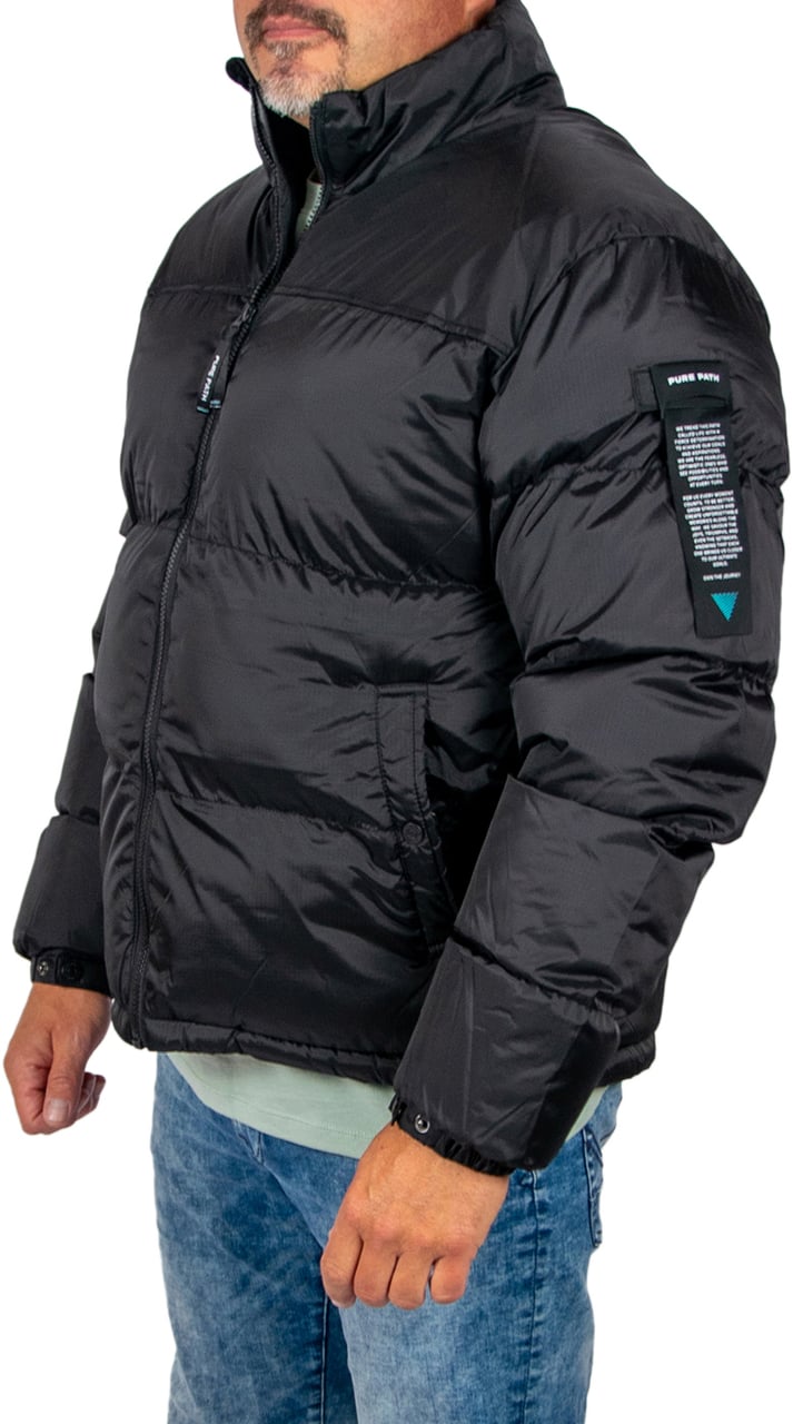 Pure Path Pure Path Activewear Padded Jacket Zwart