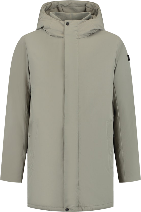 Pure Path Pure Path Regular Fit Jackets Parka Groen