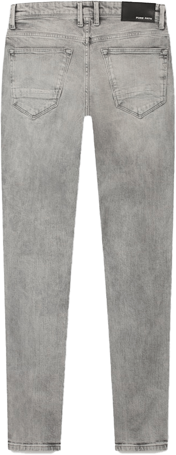 Pure Path Pure Path The Jone Denim Slim Fit Grijs