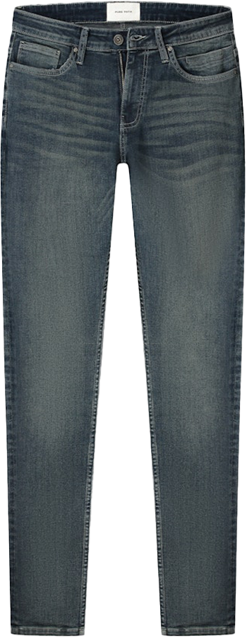 Pure Path Pure Path The Jone Denim Slim Fit Blauw