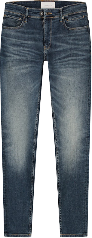 Pure Path Pure Path The Jone Denim Slim Fit Blauw