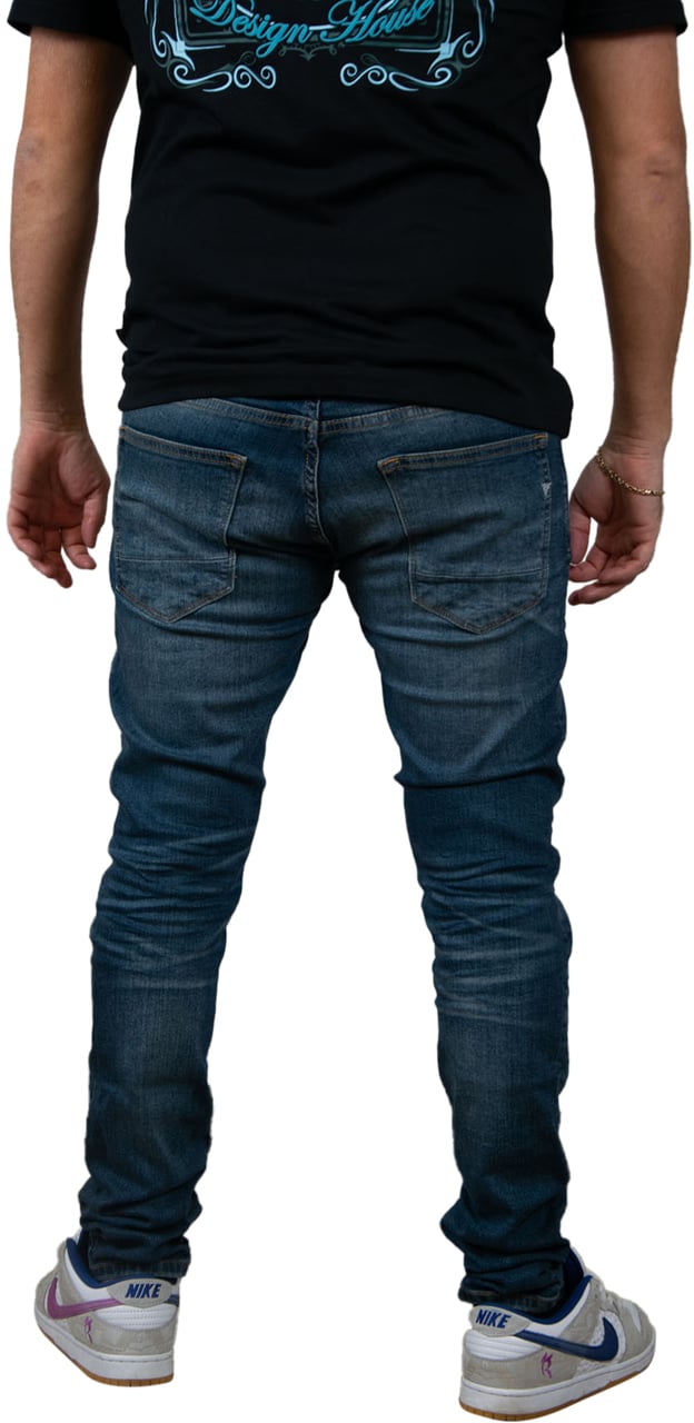 Pure Path Pure Path The Jone Denim Skinny Fit Blauw