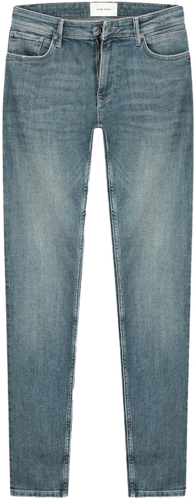 Pure Path Pure Path The Jone Denim Slim Fit Blauw