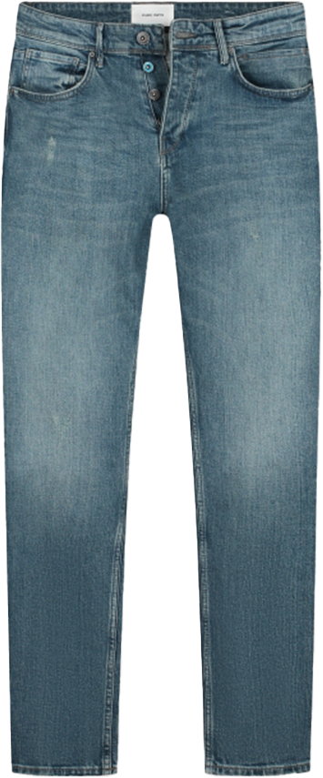 Pure Path Pure Path The Ryan Slim Fit Tapered Leg Blauw