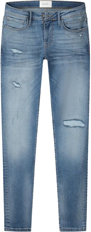 Pure Path Pure Path The Jone Denim Skinny Fit Blauw