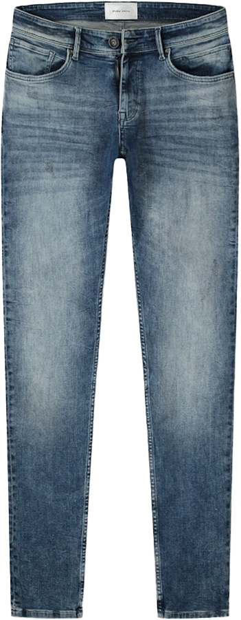 Pure Path Pure Path The Jone Denim Slim Fit Blauw