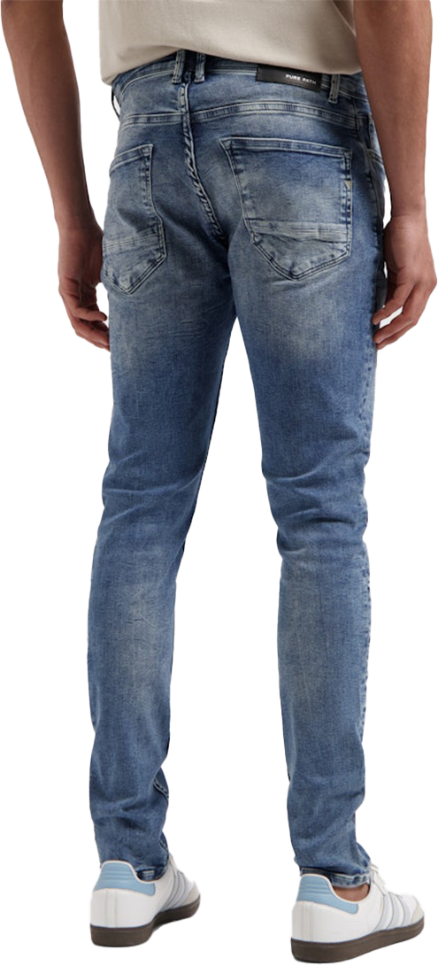 Pure Path Pure Path The Jone Denim Slim Fit Blauw