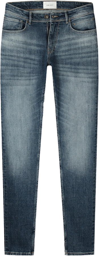 Pure Path Pure Path The Jone Denim Slim Fit Blauw