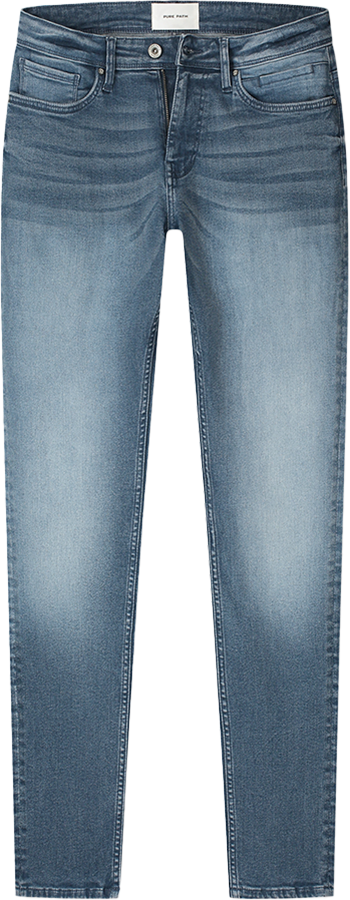 Pure Path Pure Path The Jone Denim Slim Fit Blauw