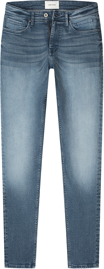 Pure Path Pure Path The Jone Denim Slim Fit Blauw