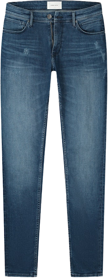 Pure Path Pure Path The Jone Denim Slim Fit Blauw