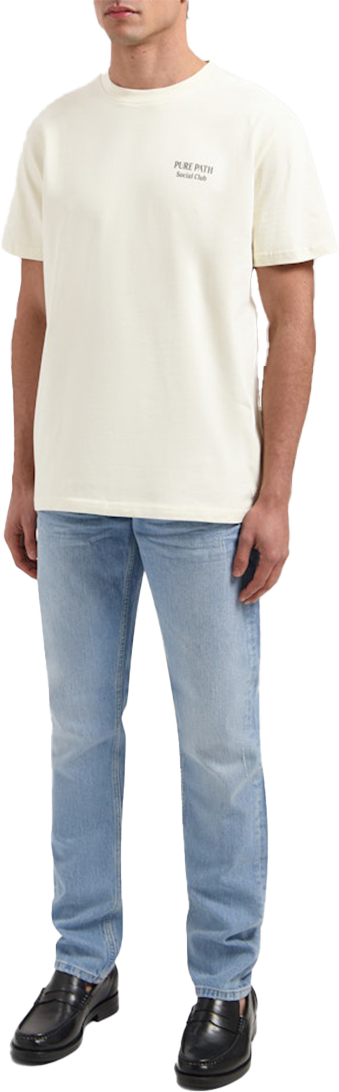 Pure Path Pure Path The Ryan Tapered Fit Blauw