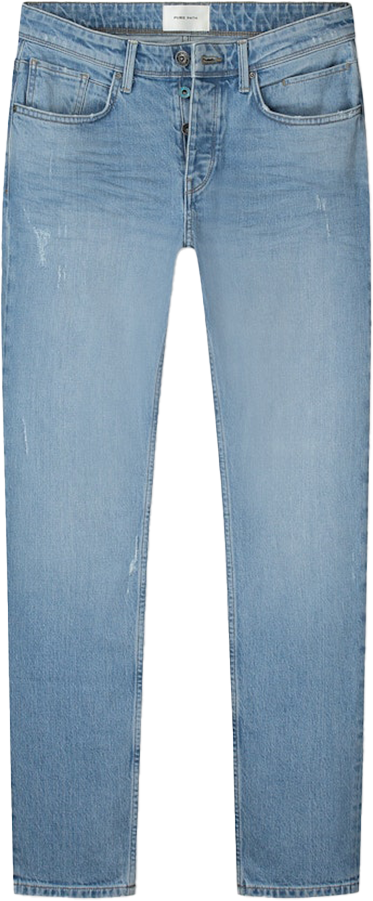 Pure Path Pure Path The Ryan Tapered Fit Blauw