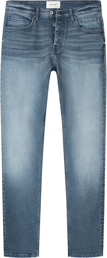 Pure Path Pure Path The Ryan Tapered Fit Blauw