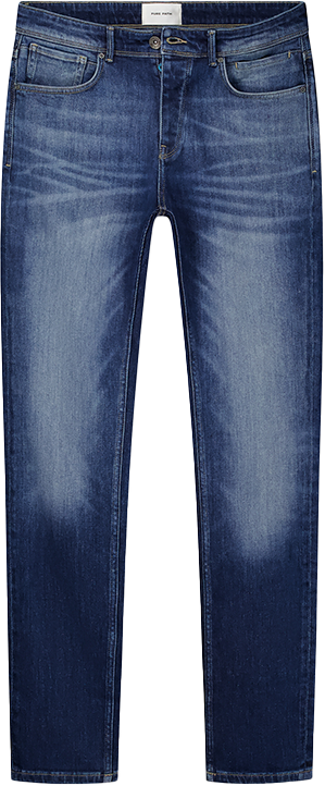 Pure Path Pure Path The Ryan Slim Fit Tapered Leg Blauw