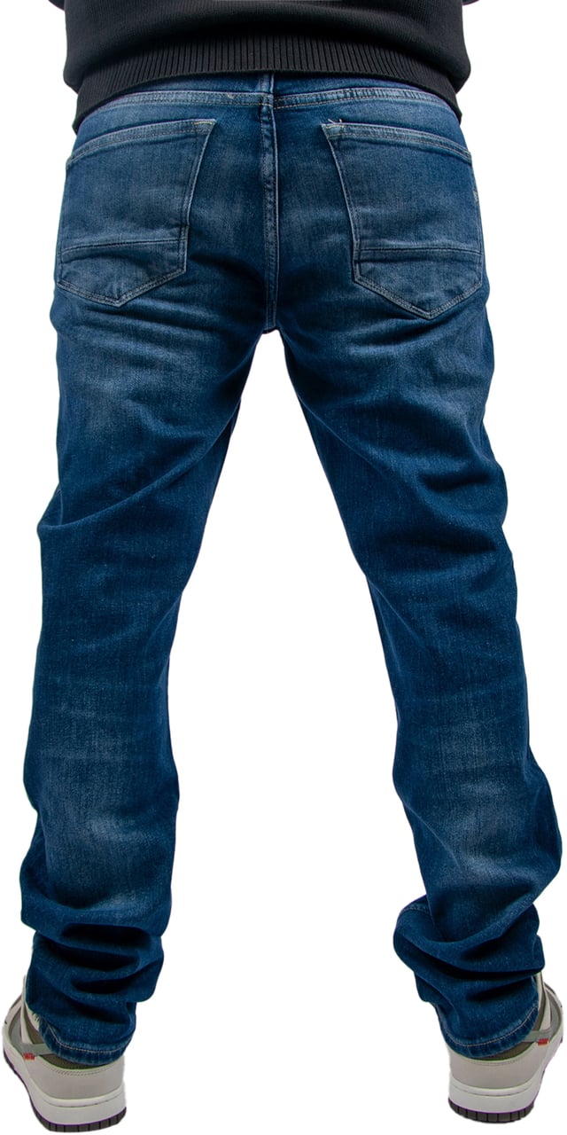 Pure Path Pure Path The Ryan Slim Fit Tapered Leg Blauw
