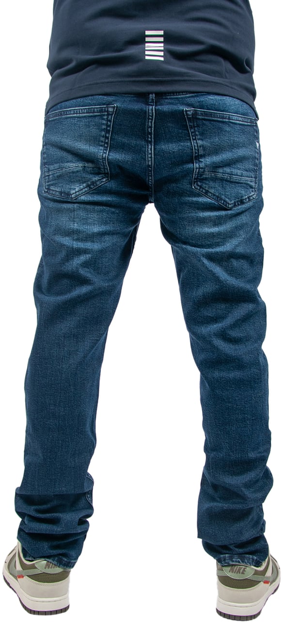 Pure Path The Ryan Slim Fit Tapered Leg Blauw