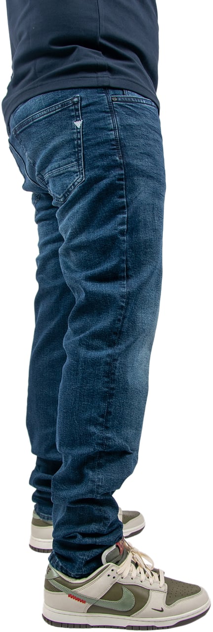 Pure Path The Ryan Slim Fit Tapered Leg Blauw