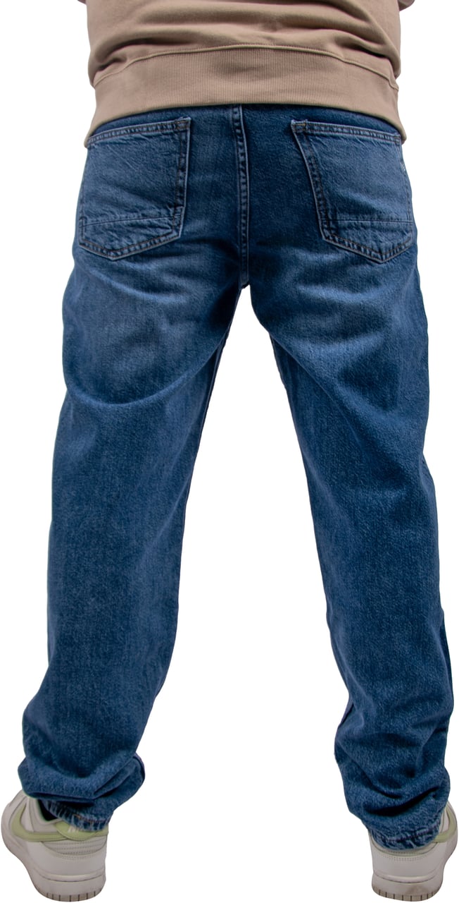 Pure Path Pure Path The Aiden Loose Fit Jeans Blauw
