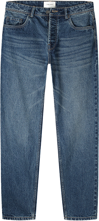 Pure Path Pure Path The Aiden Loose Fit Jeans Blauw
