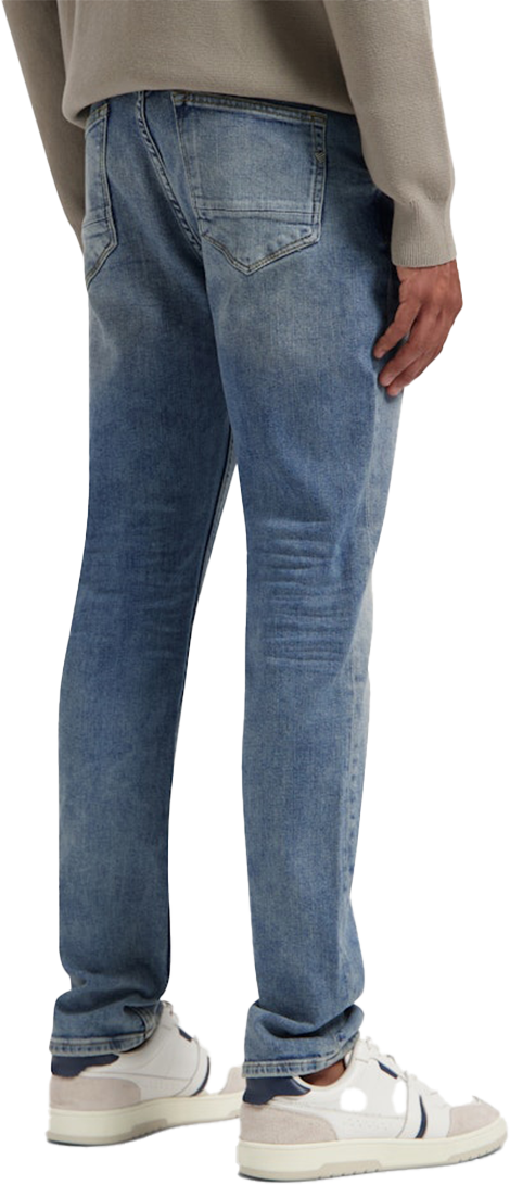 Pure Path Pure Path The Ryan Slim Fit Tapered Leg Blauw